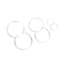 E0001 Round Hoop Earrings