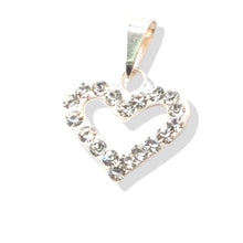 P0010 Transparent Heart Pattern Pendant