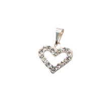 P0010 Transparent Heart Pattern Pendant